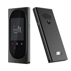 [미국] 706672 TESIYI Mini AI Translator Device with Camera Translation Function 106 Languages Instant, Black