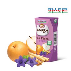 파스퇴르 아이생각 유기농주스 배도라지 125ml, 24개