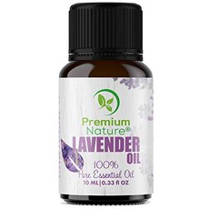 Organic Aromatherapy Lavender Essential Oil - 100% Pure Essential Oil for Hair Skin and Diffuser Best Therapeutic Grade Essential Oil 10mL Lavend, 본문참고, 본문참고