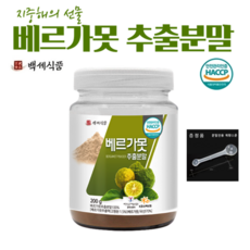 베르가못 추출분말 HACCP 인증제품 백세식품, 2개, 200g