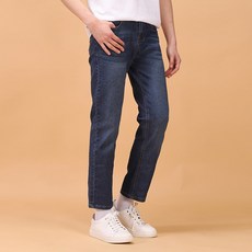 후앙스 허리 속밴딩 스트레이트 스판 일자 데님 청바지 팬츠 GZCP-5150