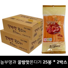 놀부명과 꿀밤맛쫀디기 110g, 50개