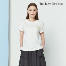 더아이잗뉴욕 더아이잗 롱 슬릿 코튼 라운드 티셔츠 IM7P0TS50