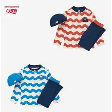 [매장정품] 뉴발란스 키즈 쿨링온 래쉬가드 유니 2in1NK9RE2110U