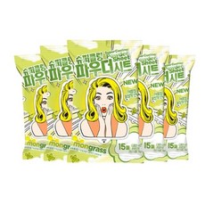 미스사사 슈퍼 쿨링 파우더시트 레몬그라스, 5팩