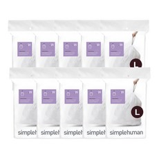심플휴먼 코드 L 쓰레기봉투 18L 20개입 X 10팩, 200개