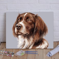 diy명화그리기 집순이취미 ilovepainting 그림 명화 유화 따라 그리기 강아지초상화