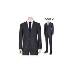  앤드지 그레이 윈도우체크 정장세트 BZA4SB1106_BZA4SP1106 