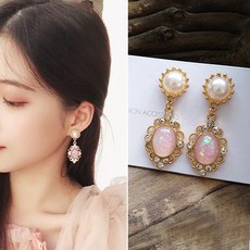 바네코쥬얼리 엔틱 진주 [은침] 귀걸이 #0948
