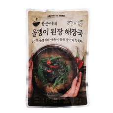 콩세상 올갱이 된장 해장국 500g 1봉, 1개