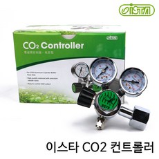 이스타 CO2 컨트롤러 / 이산화탄소공급 용존산소량 미세조절밸브 레귤레이터 솔레노이드밸브 일체형, 1개