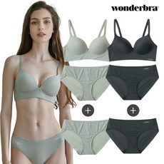 원더브라 에센셜 와이어리스 브라팬티 6종세트 WBW2N2325_PT