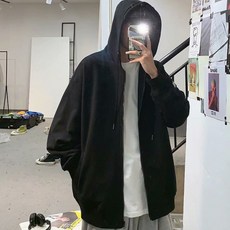 데이앤데이 오버핏 무지 후드 집업 남녀 공용