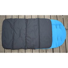 침낭 유모차 방한 자루 수면 커버 발 방풍 매트 경량, Blue sleep bag, 1개