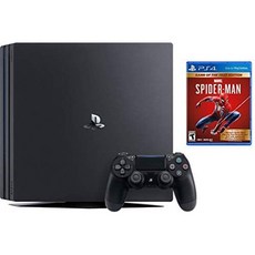 Sony PlayStation 4 Pro 1TB Console Bundle W Marvels Spider-Man: Game of The Year Edition Blu-ray D, One Color_One Size, One Color_One Size, 상세 설명 참조0