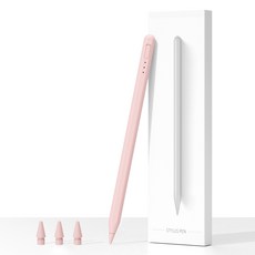 Uogic 유오직 아이패드 전용 스마트 터치 펜슬 + 펜촉 3개 세트, 1개, 크림핑크