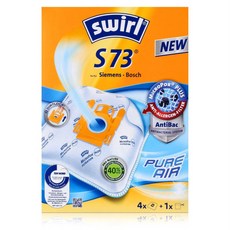 Swirl 스월 밀리타 S73 청소기 먼지봉투 4개입 2팩 Swirl S 73 MicroPor Plus Vacuum Cleaner Bags