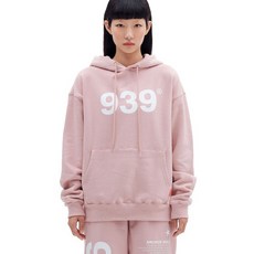 백화점 정품 아카이브 볼드 939 LOGO HOOD 후드 후드티 (핑크)