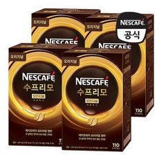 [KT알파쇼핑]네스카페 수프리모 오리지널 커피믹스 440T, 4개, 110개입, 11.7g