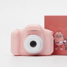 도파밍 어린이 키즈 미니 디지털 카메라 + SD카드 16GB, PINK
