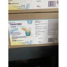 Neocate 프리바이오틱스 바닐라 14.1oz 400g(4캔의 경우)으로 주니어의 위치를 다시 지정하십시오. PR, 상세 설명 참조0