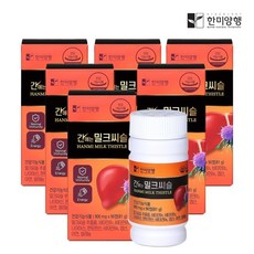 한미양행 피로회복 간 건강 간에는 밀크씨슬 900mg 90정 6박스, 6개