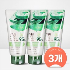 더페이스샵 신선한 제주 알로에 수딩젤 튜브형 1+1+1/총900ml, 300ml, 3개