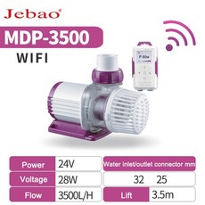 워터펌프 수중펌프 Jebao mdp adp 시리즈 wifi 제어가있는 lcd 디스플레이 mdp 2500 3500 5000 8000 10000 물고기 탱크 수족관, MDP-3500