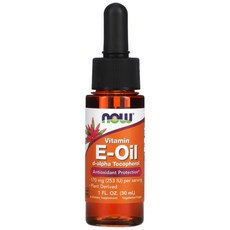 나우 푸드 (Now Foods) 비타민E-오일 항산화 보호 30ml(1fl oz), 1개, 29.57ml
