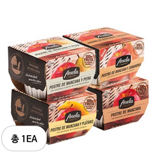 아넬라 생과일 디저트 스타트 A 패키지 100g x 2p x 4종 세트, 사과 + 바나나 + 당근 + 사과배, 1세트