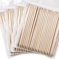 COLORBIRD 우드스틱 네일 스틱 큐티클 처리 푸셔 400개 11.4cm, 1개