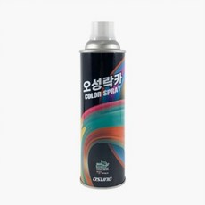 오성락카 도색용 컬러 스프레이 420ml, 은색 317, 1개