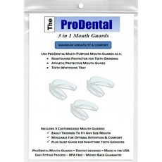 그라인딩 용 전문가 용 마우스 가드-6 개의 맞춤형 치과 가드-BPA Free USA Made | Bruxism 제거-이빨