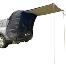 SUV 차량용 테일 게이트 텐트, 블랙
