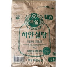 [CJ] [G] 백설 하얀설탕15kg, 1개, 15kg