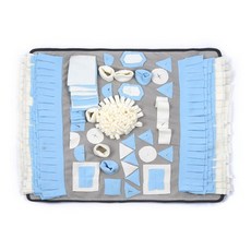  멍지 강아지 노즈워크 훈련 담요 스너플 매트 70 x 65 cm, 하늘하늘, 1개 