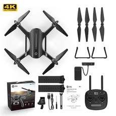 RC헬기거룩한 돌 HS700D GPS 드론 4K FHD 5G Profesional Brushless 모터 800M WIFI FPV 라이브 비디오 RC, 04 Black 4K 2Battery