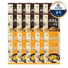 [사조대림] 대림선 가쓰오우동 229.4g x10개 +튀김맛우동 212g x10개, 상세 설명 참조