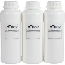 eTone 3X 500ml 다크룸 케미컬 보관병 캡 필름 현상 가공 장비(화이트), white, 3개