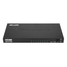 HDMI 디스트리뷰터 비디오 오디오 변환기 4K 1x8 분배기 1 in 8 out 소스-8 디스플레이 DVD PS3/4 카메라 노트 북 PC용, [01] Ferroalloy 4K 1X8, B.With UK Plug, 1개