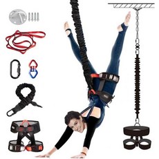요가 벨트 밴드 스트레칭 필라테스 Heavy Yoga Bungee Rope Set Studio Home Gym Resistance Belt Training Gravity Too, 50kg