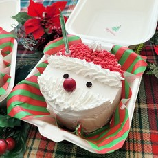 (4인 1조) X-mas 도시락 케이크 만들기세트 /크리스마스 베이킹키트/아이스박스, 1개