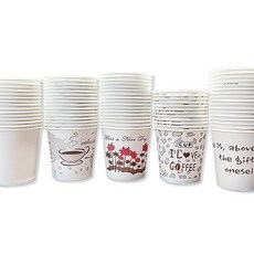 서연 일회용 대용량 종이컵 커피인쇄, 1개, 2000개입