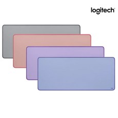 로지텍 코리아 데스크 매트 마우스 키보드 장패드 스튜디오 시리즈 4가지 색상, 미드 그레이(진회색), 1개