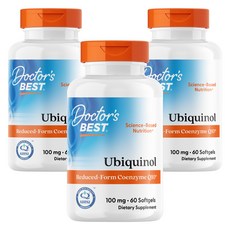 닥터스베스트 유비퀴놀 100mg 소프트젤, 60정, 3개