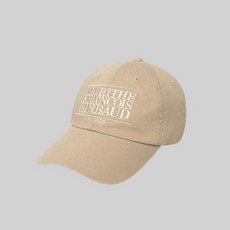 마리떼프랑소와저버 MARITHE FRANCOIS GIRBAUD CLASSIC LOGO 클래식 로고 캡 모자 베이지