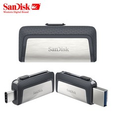 Sandisk 울트라 듀얼 드라이브 usb type-c 128 gb 3.1 플래시 64 미니 스틱 32 펜 16 bellek sdddc2, [4] 128GB^+25100