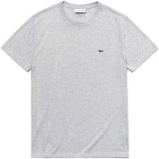 일본배송 LACOSTE(라코스테)크루 넥 T셔츠 반소매 테니스 골프 남성 남성용 TH6709 silver_chine(cca)S[