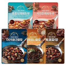 차오차이 짜장 마파두부 체험팩 180g x 5종 세트