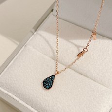 골든듀물방울목걸이